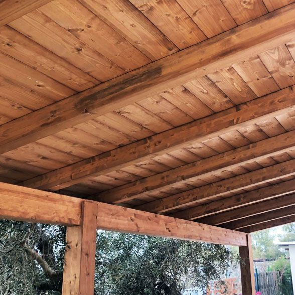 tettoie in legno lamellare latina tp cover